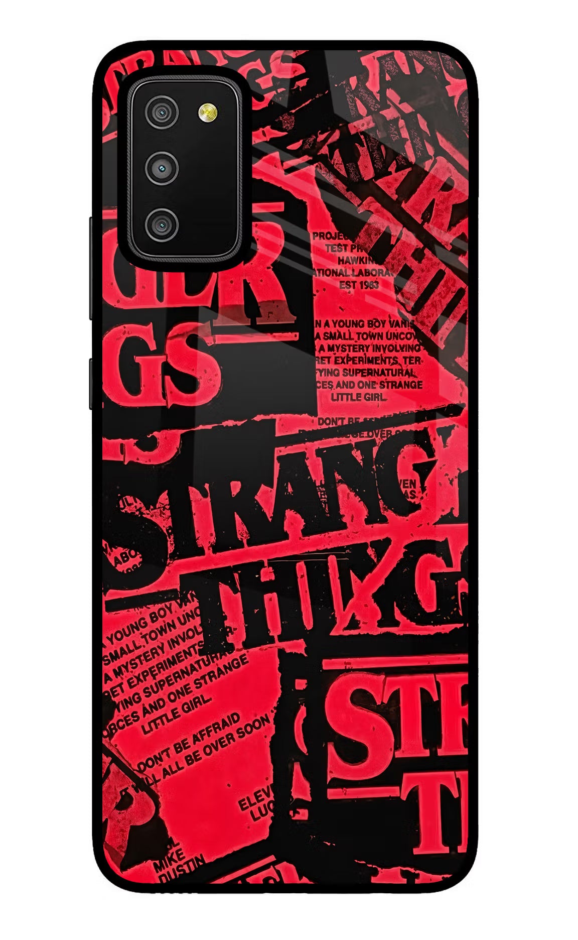 Ordinary Things Samsung M02s Glass Case Back Cover by Casekaro