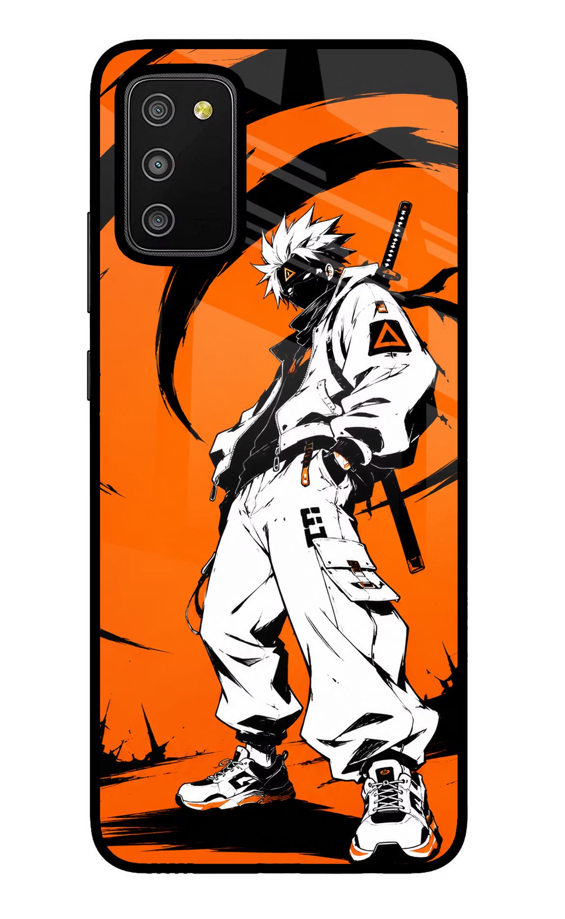 Street Samurai  Samsung M02s Glass Case