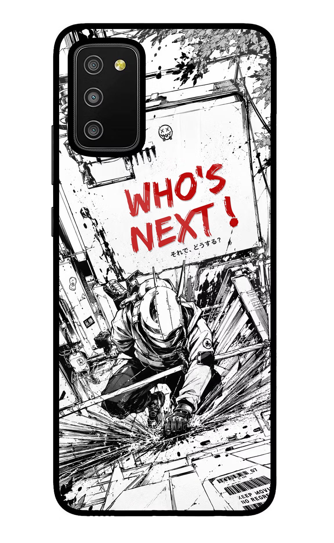 Who's Next Samsung M02s Glass Case