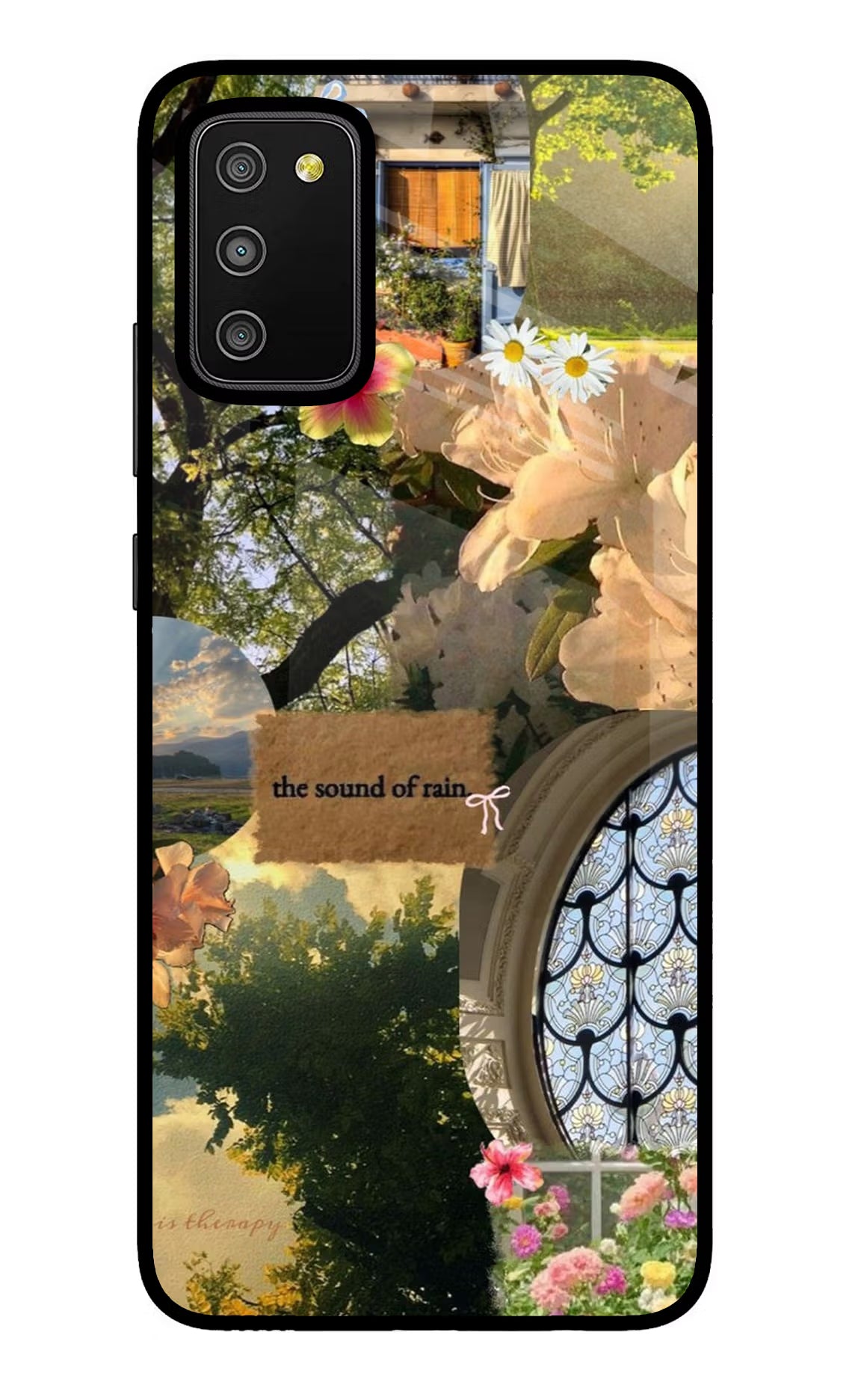 Rain Samsung M02s Glass Case