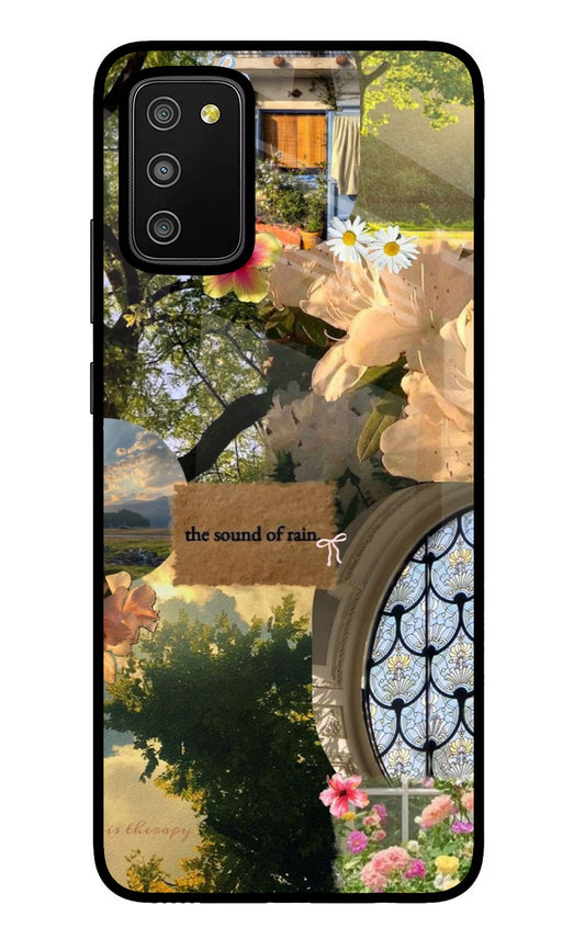 Rain Samsung M02s Glass Case