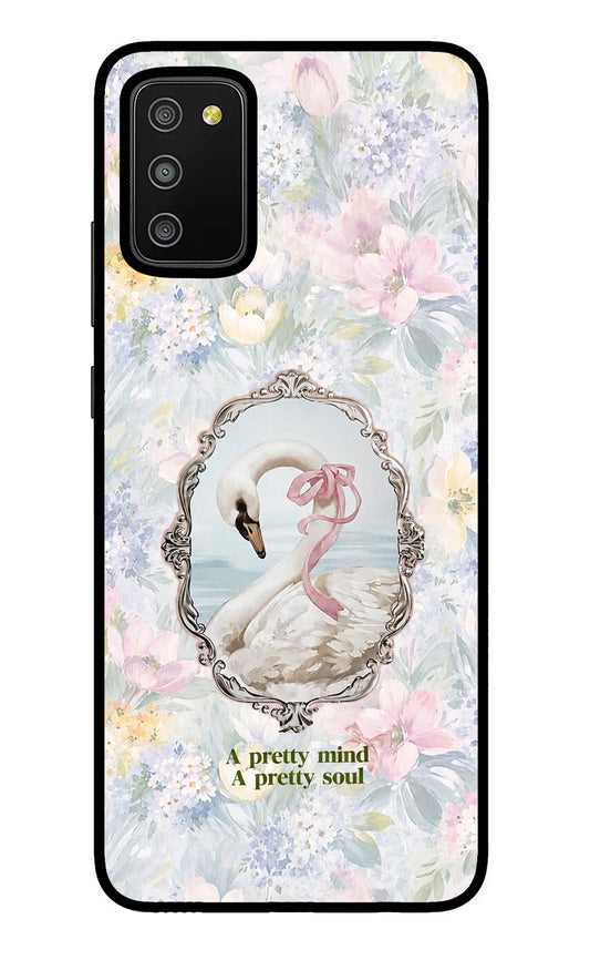 Pretty Mind Pretty Soul Samsung M02s Glass Case
