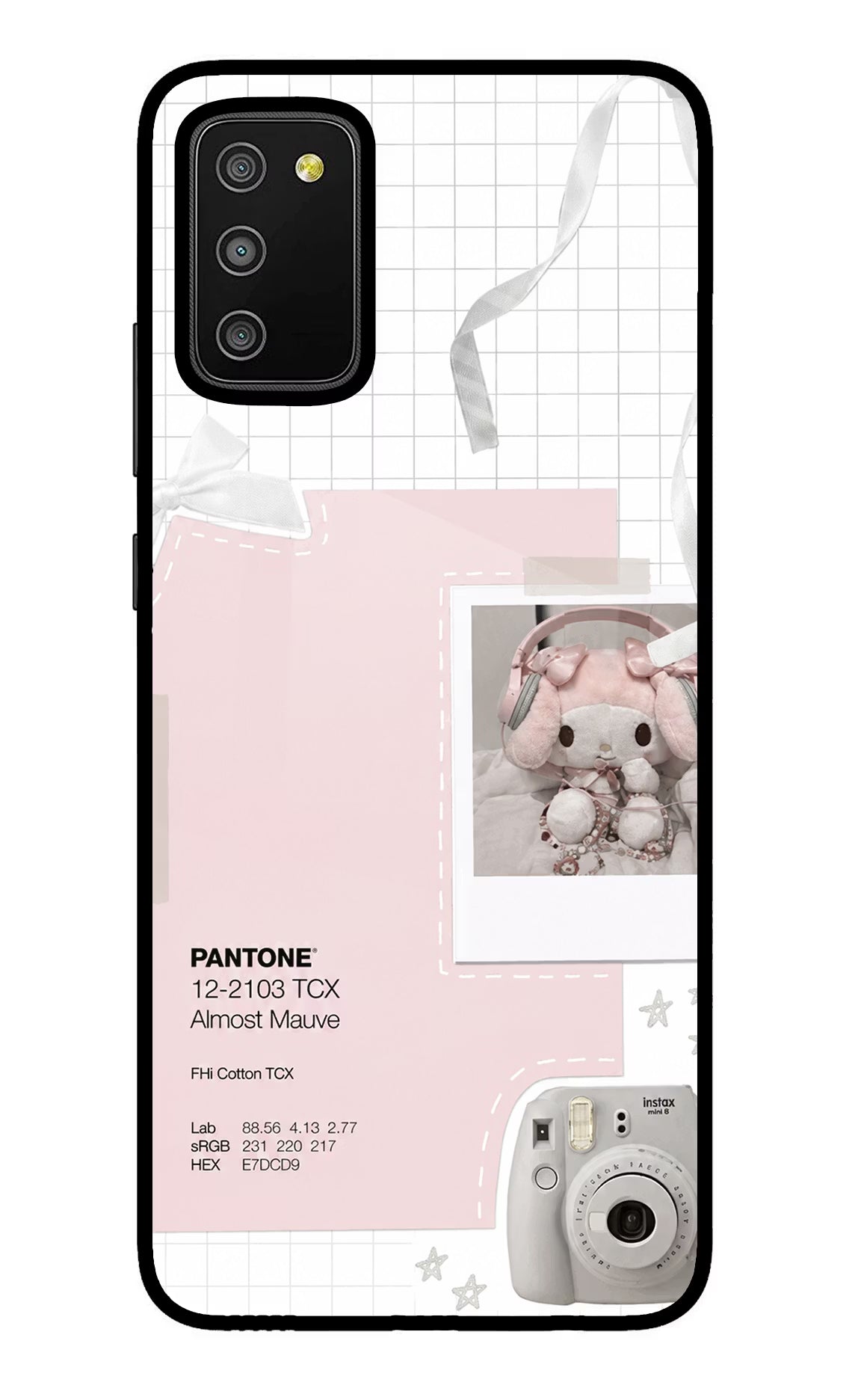 Pantone Asthetic Samsung M02s Glass Case
