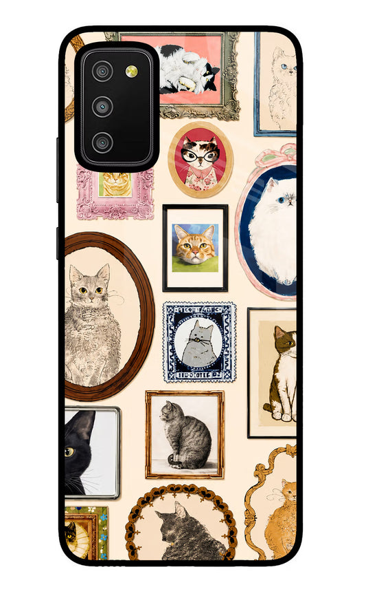 Mirror Cats Samsung M02s Glass Case