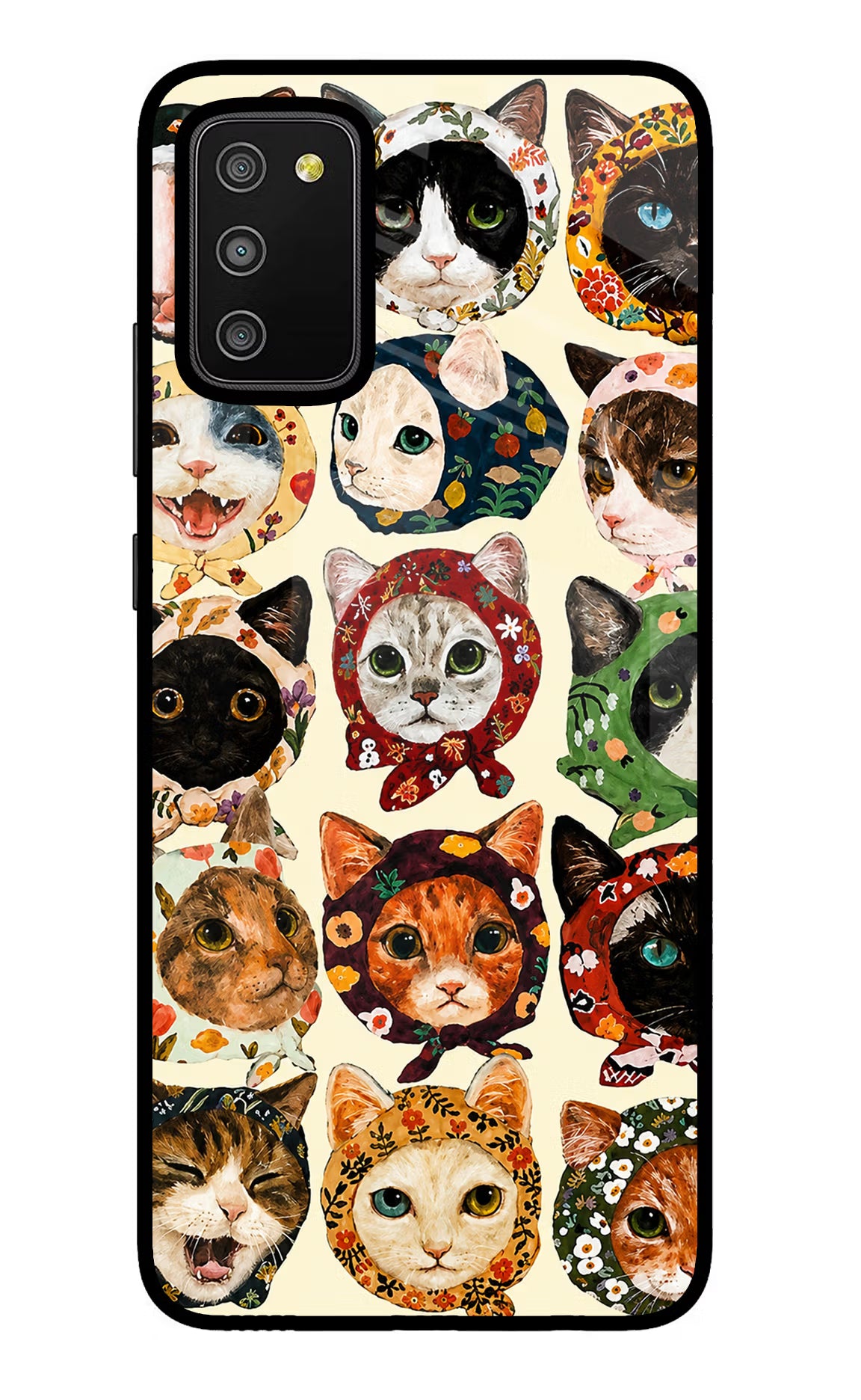Cool Cat Samsung M02s Glass Case