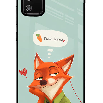 Nick Charm Samsung M02s Glass Case Back Cover by Casekaro