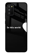 This World Samsung M02s Glass Case