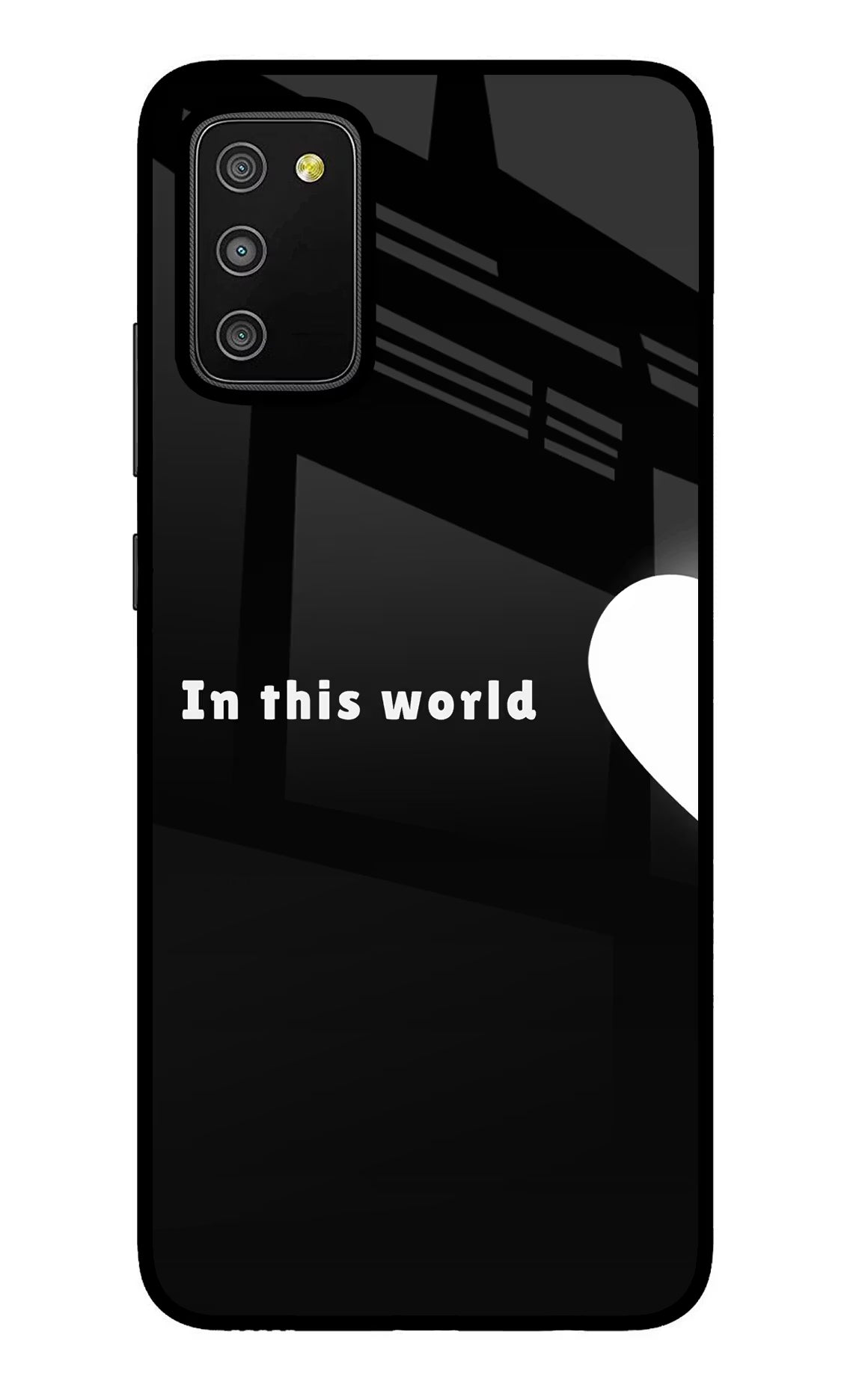 This World Samsung M02s Glass Case