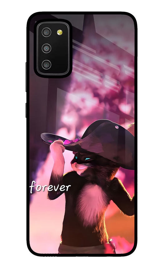 Forever Cat Samsung M02s Glass Case