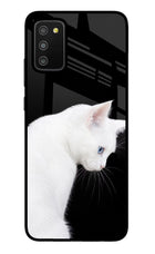 Snow Gaze Samsung M02s Glass Case