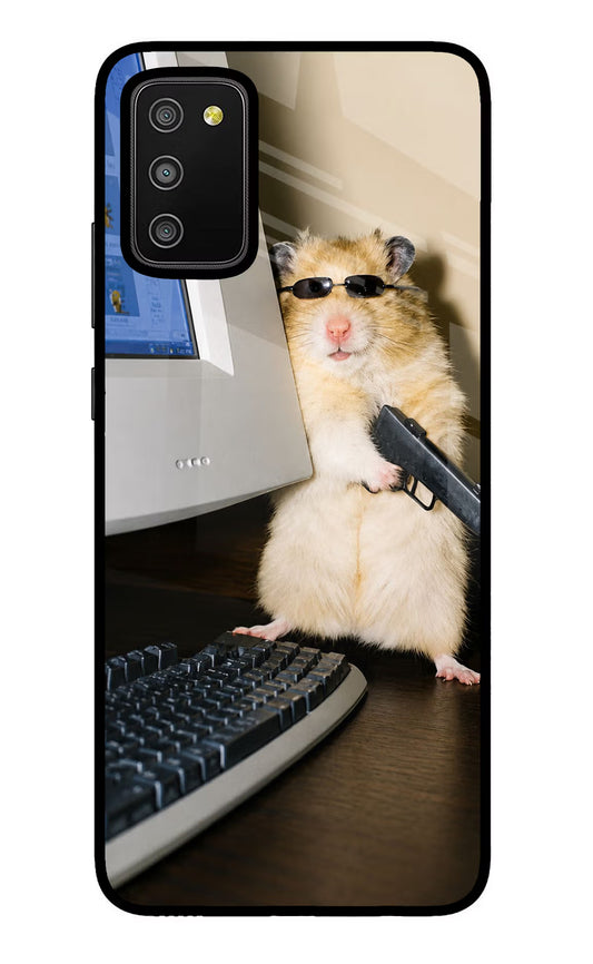 Hacker Hamster Samsung M02s Glass Case