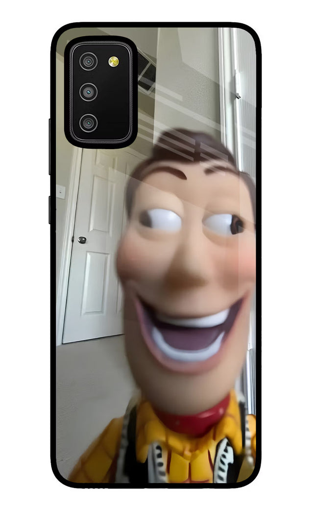 Side Eye Woody Samsung M02s Glass Case