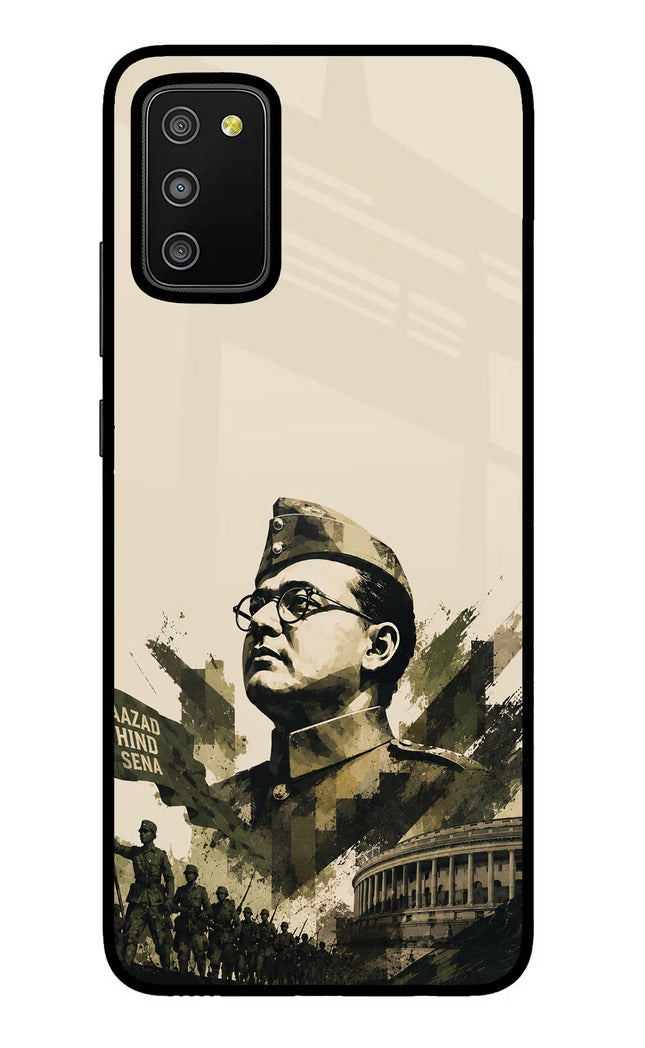 Netaji Rising Samsung M02s Glass Case