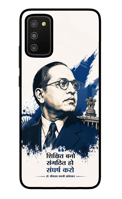 Bhagat Singh Trio Samsung M02s Glass Case