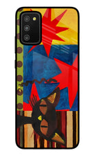 Pop Cat Samsung M02s Glass Case