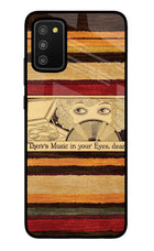 Vinyl Stripes Samsung M02s Glass Case