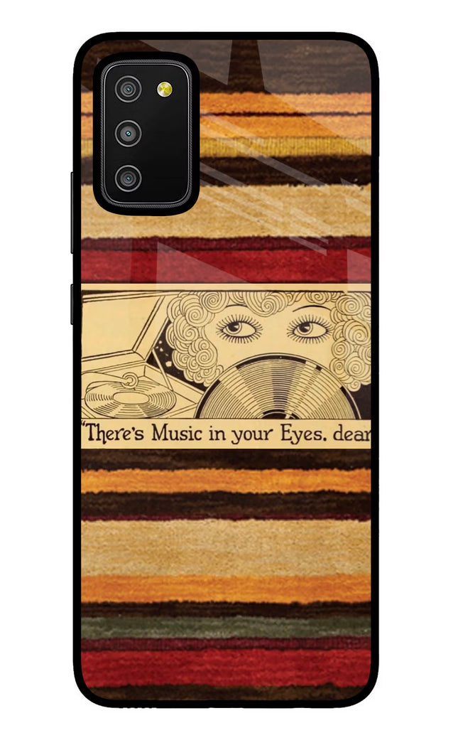 Vinyl Stripes Samsung M02s Glass Case