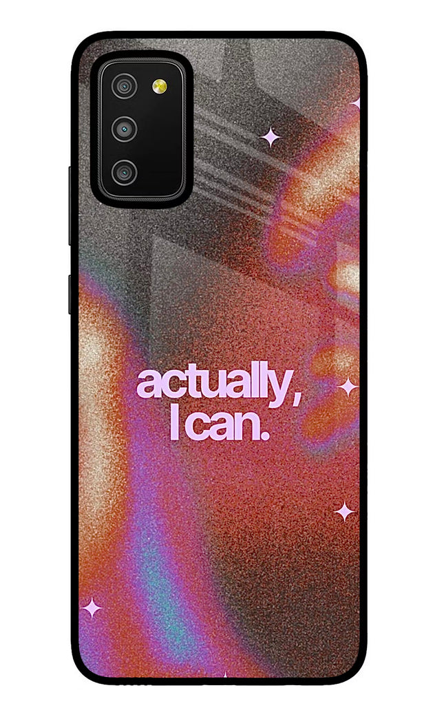 Pink Aura Samsung M02s Glass Case