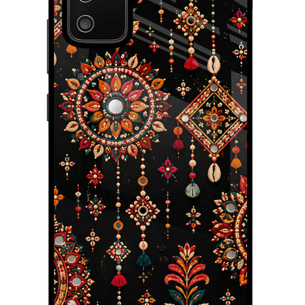 Boho Noir Samsung M02s Glass Case