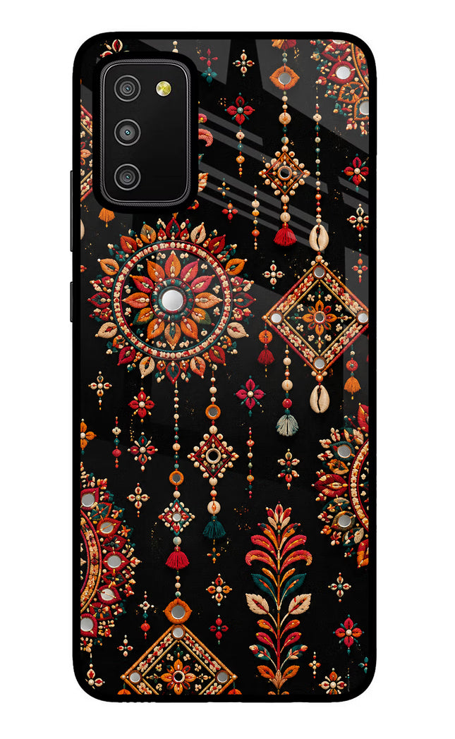 Boho Noir Samsung M02s Glass Case