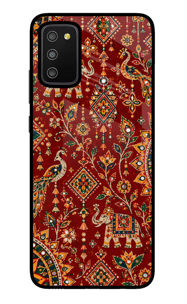 Laal Riwaaz Samsung M02s Glass Case