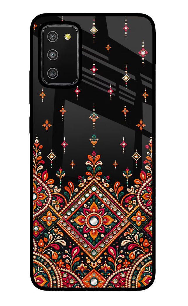 Noir Mehfil Samsung M02s Glass Case