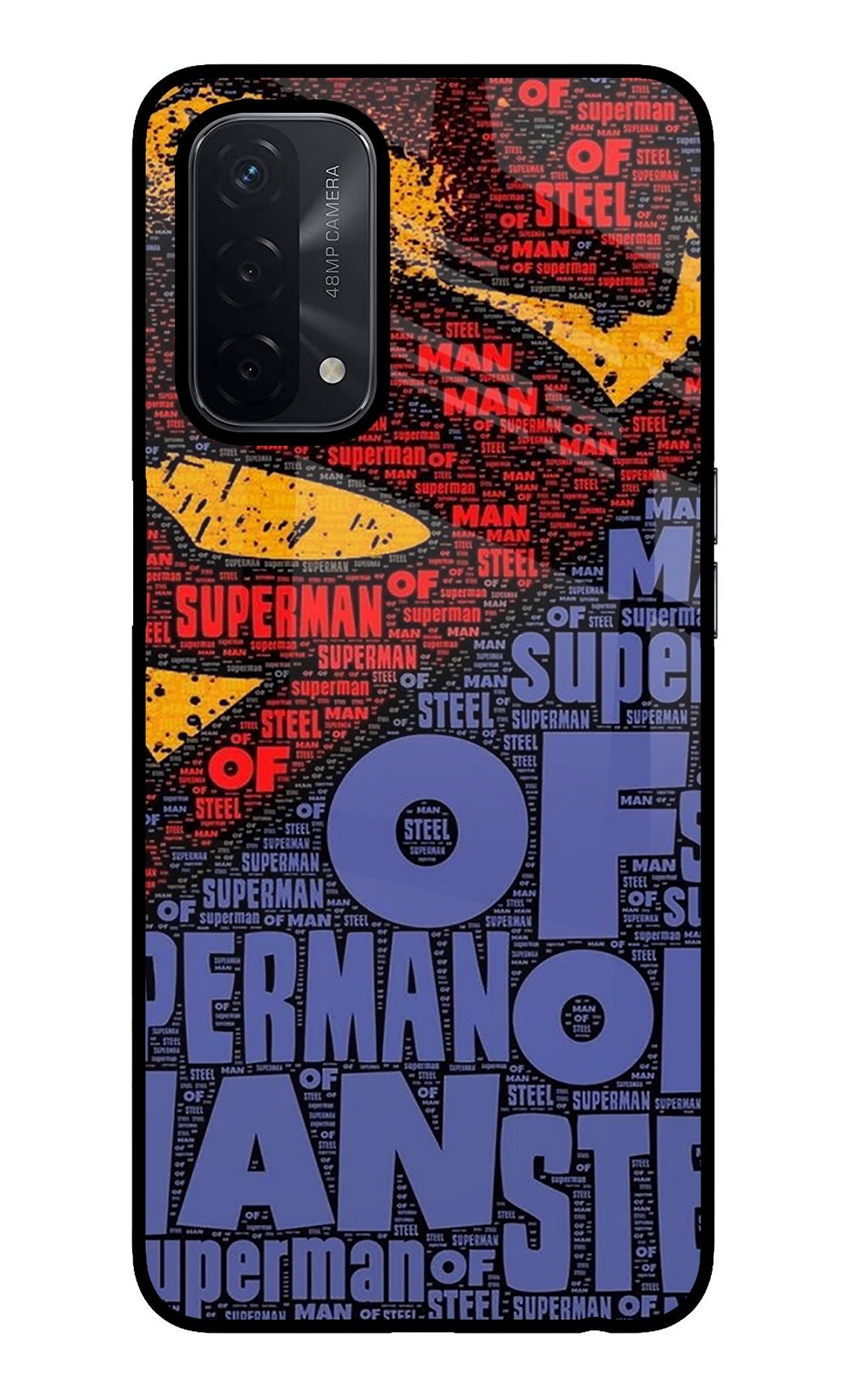 Superman Oppo A74 5G Glass Case
