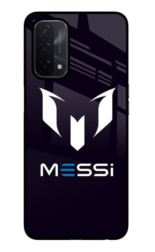 Messi Logo Oppo A74 5G Glass Case