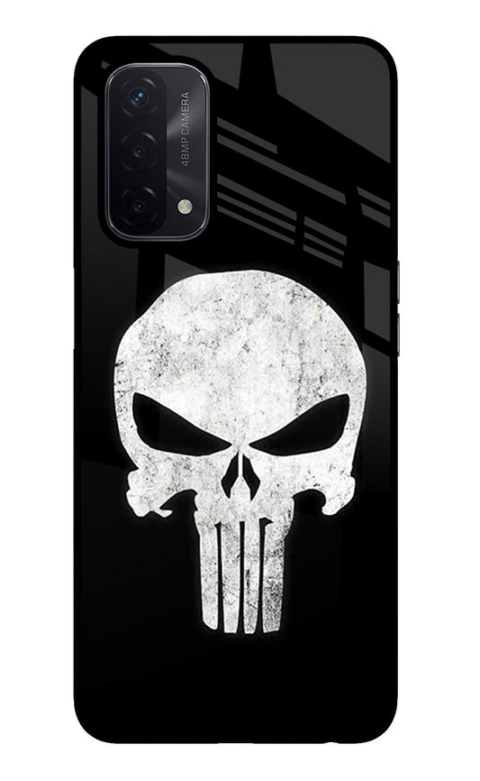 Punisher Skull Oppo A74 5G Glass Case