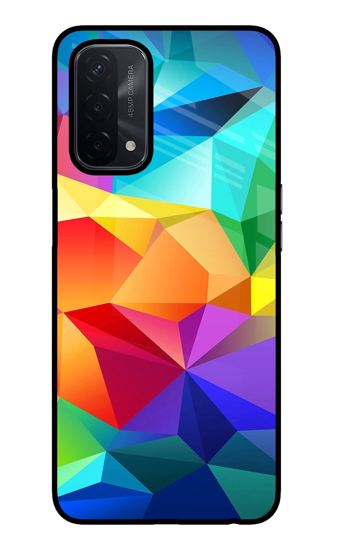 Abstract Pattern Oppo A74 5G Glass Case