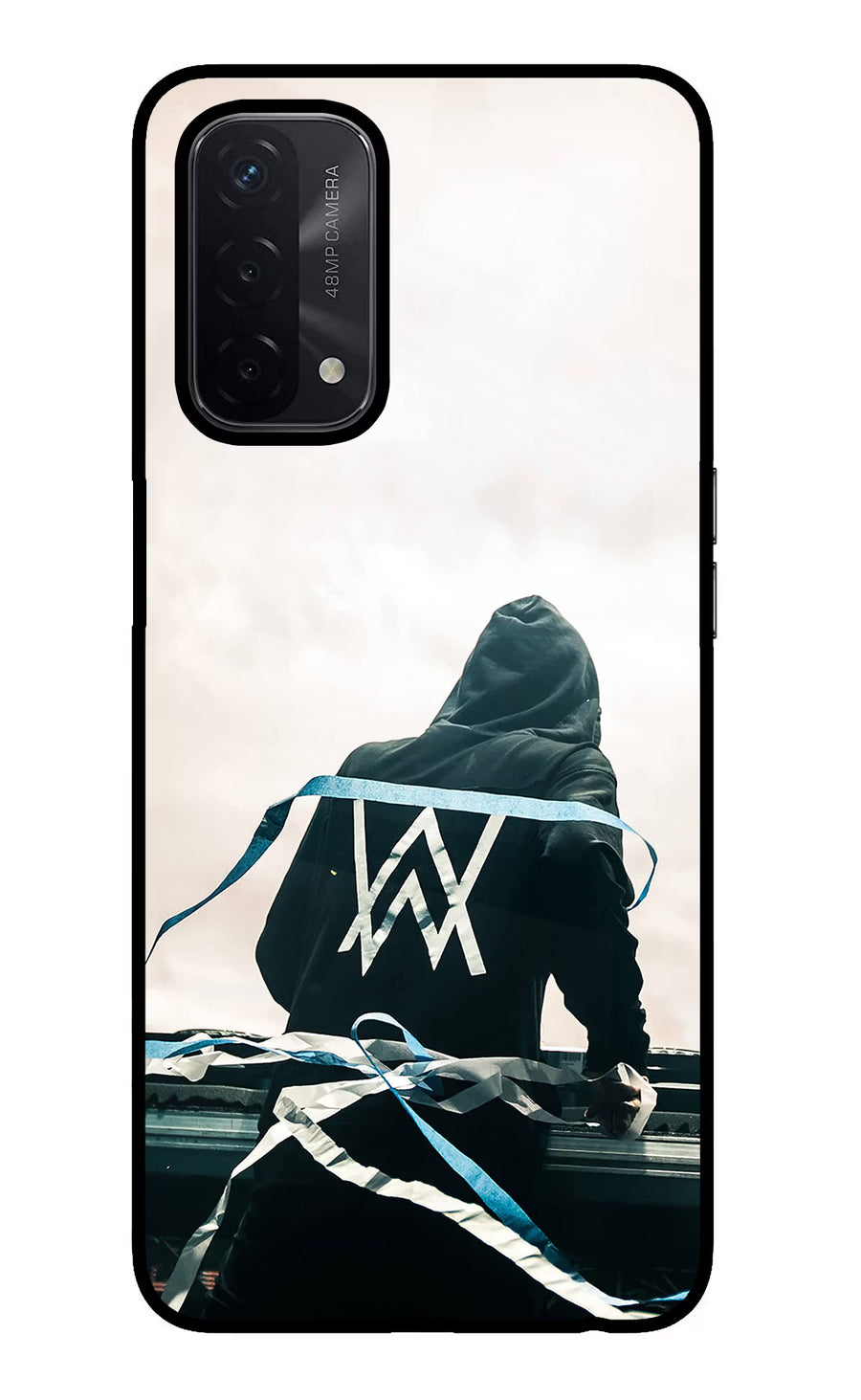 Alan Walker Oppo A74 5G Back Cover, Glass case