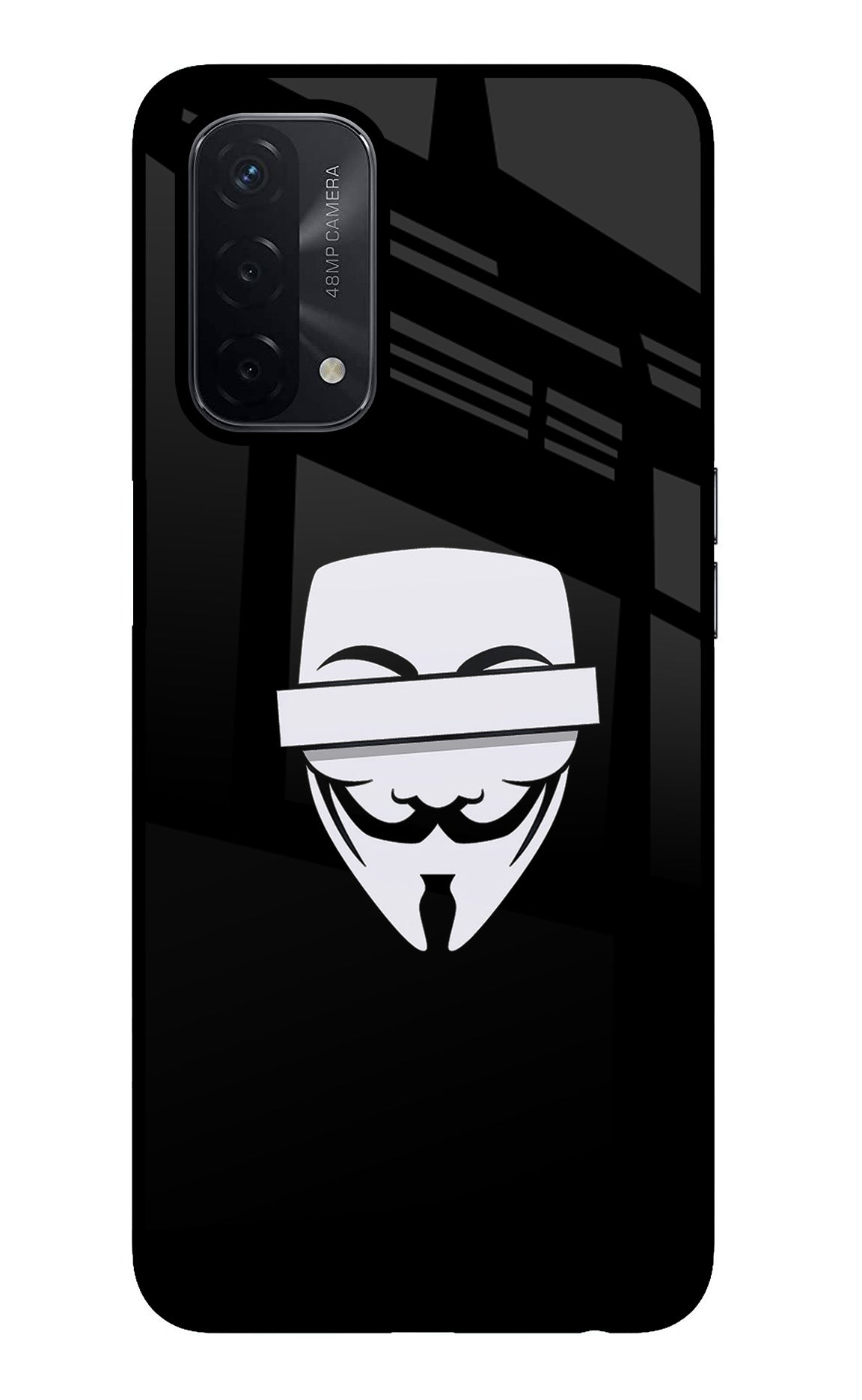 Anonymous Face Oppo A74 5G Back Cover