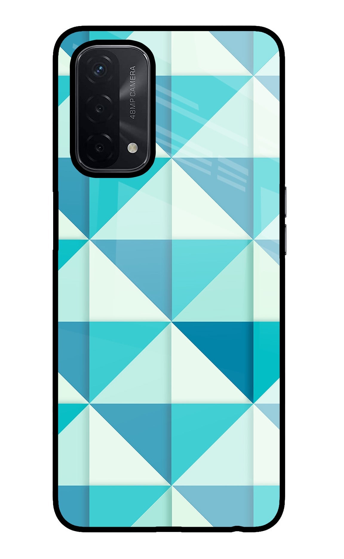 Abstract Oppo A74 5G Glass Case