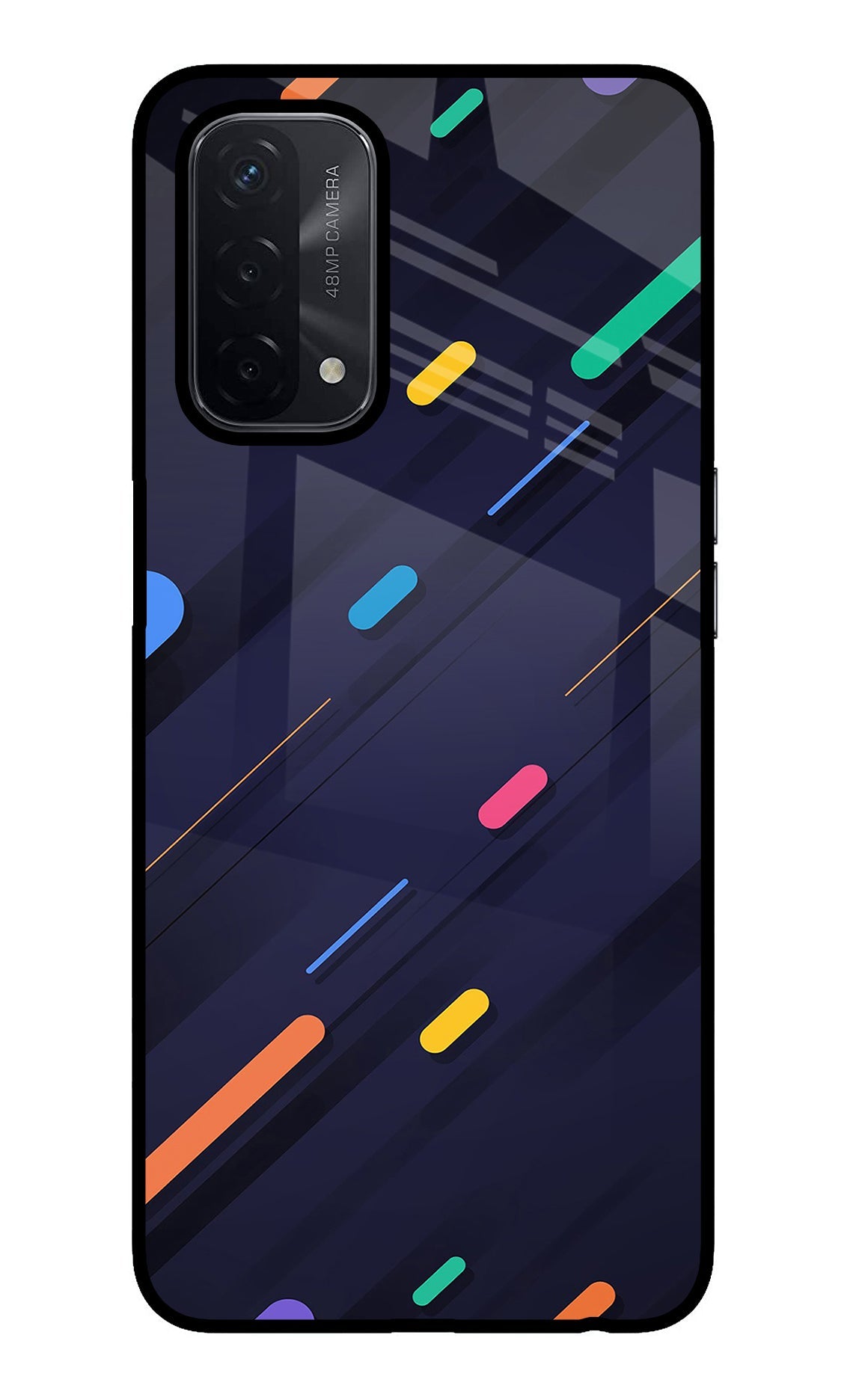 Abstract Design Oppo A74 5G Back Cover