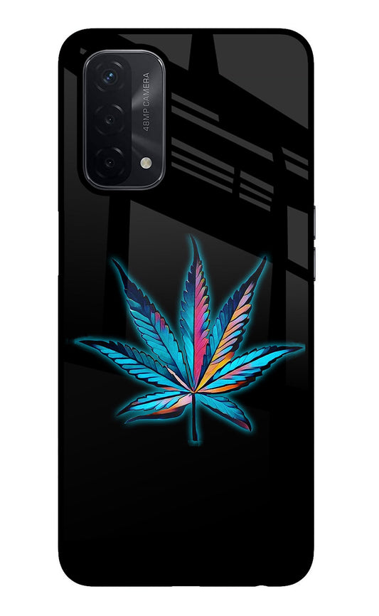 Weed Oppo A74 5G Glass Case