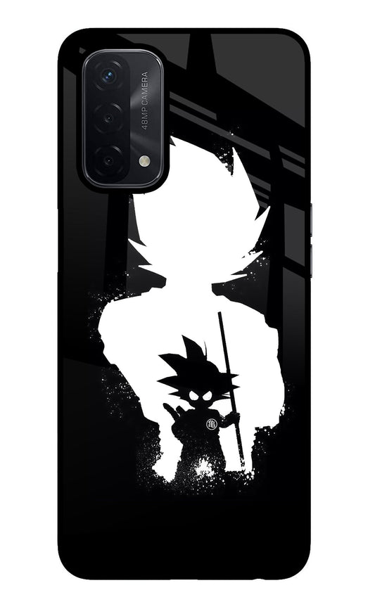 Goku Shadow Oppo A74 5G Glass Case