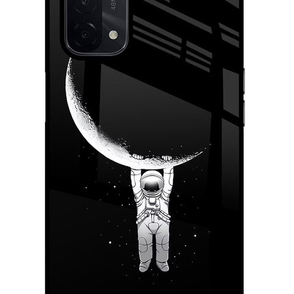 Moon Space Oppo A74 5G Glass Case