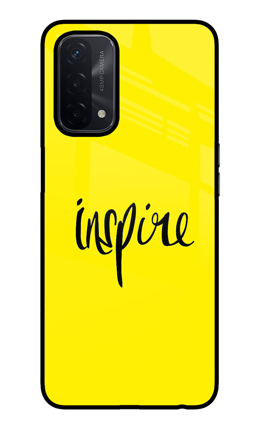 Inspire Oppo A74 5G Back Cover, Glass case