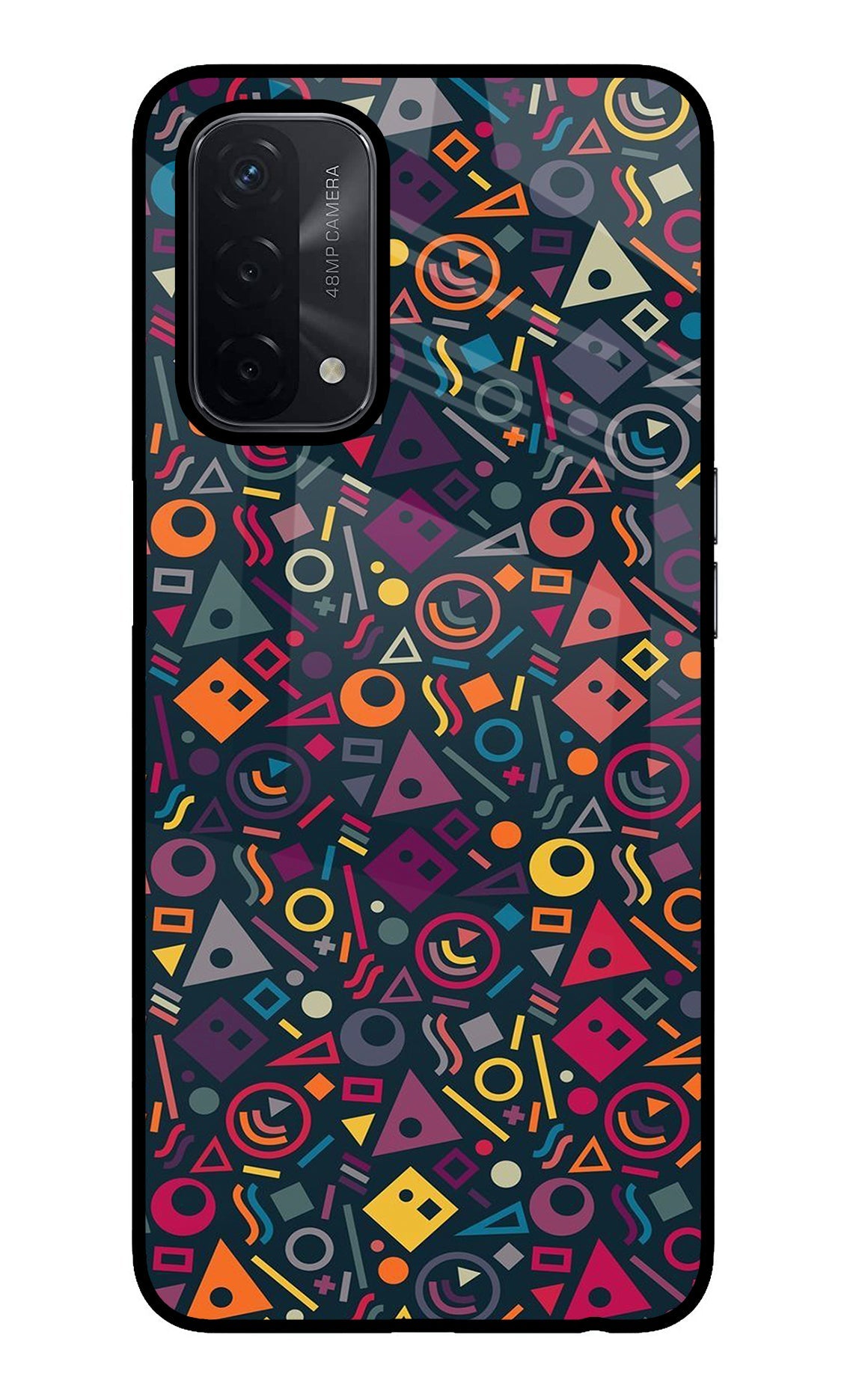 Geometric Abstract Oppo A74 5G Back Cover