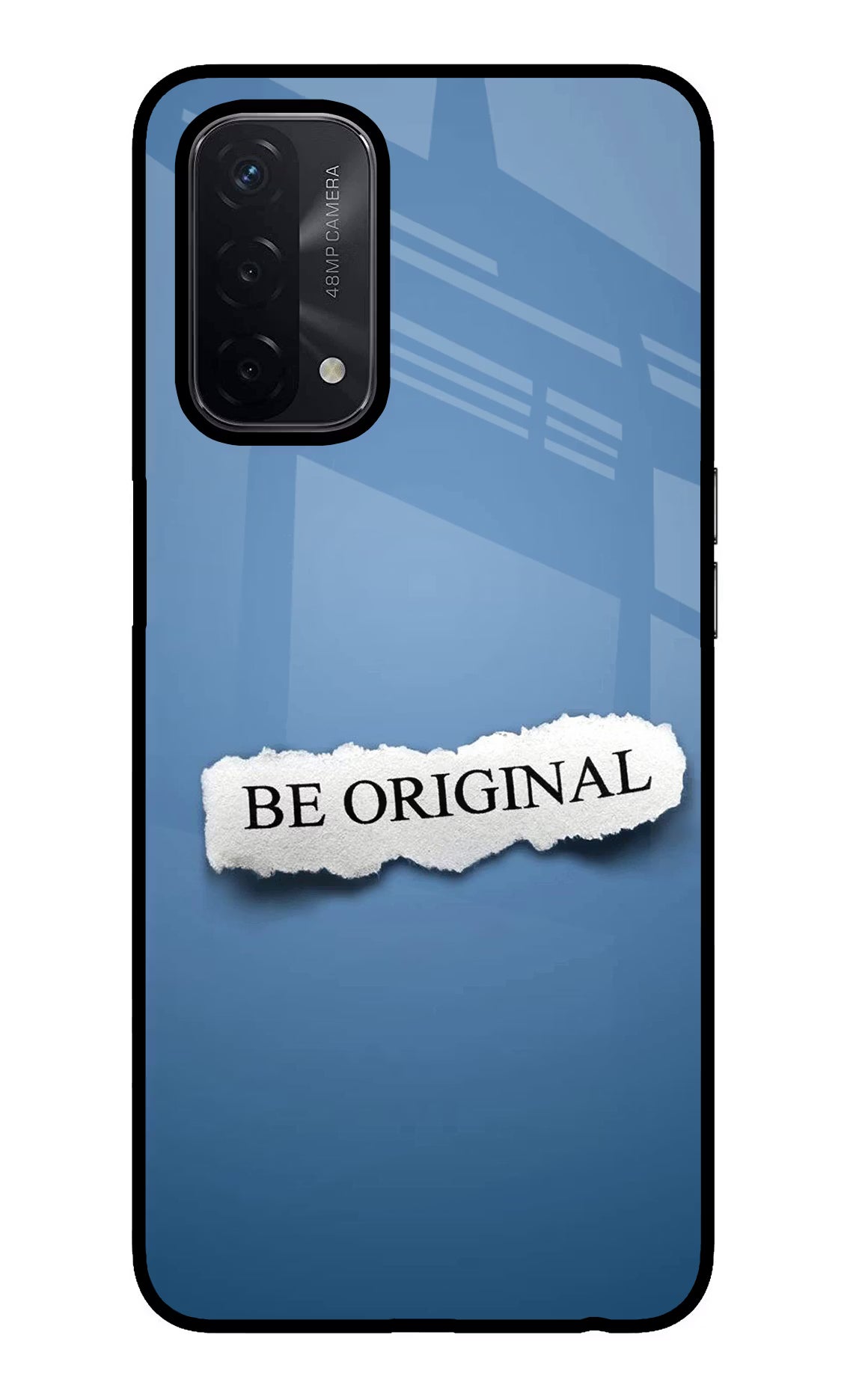 Be Original Oppo A74 5G Glass Case Back Cover by Casekaro