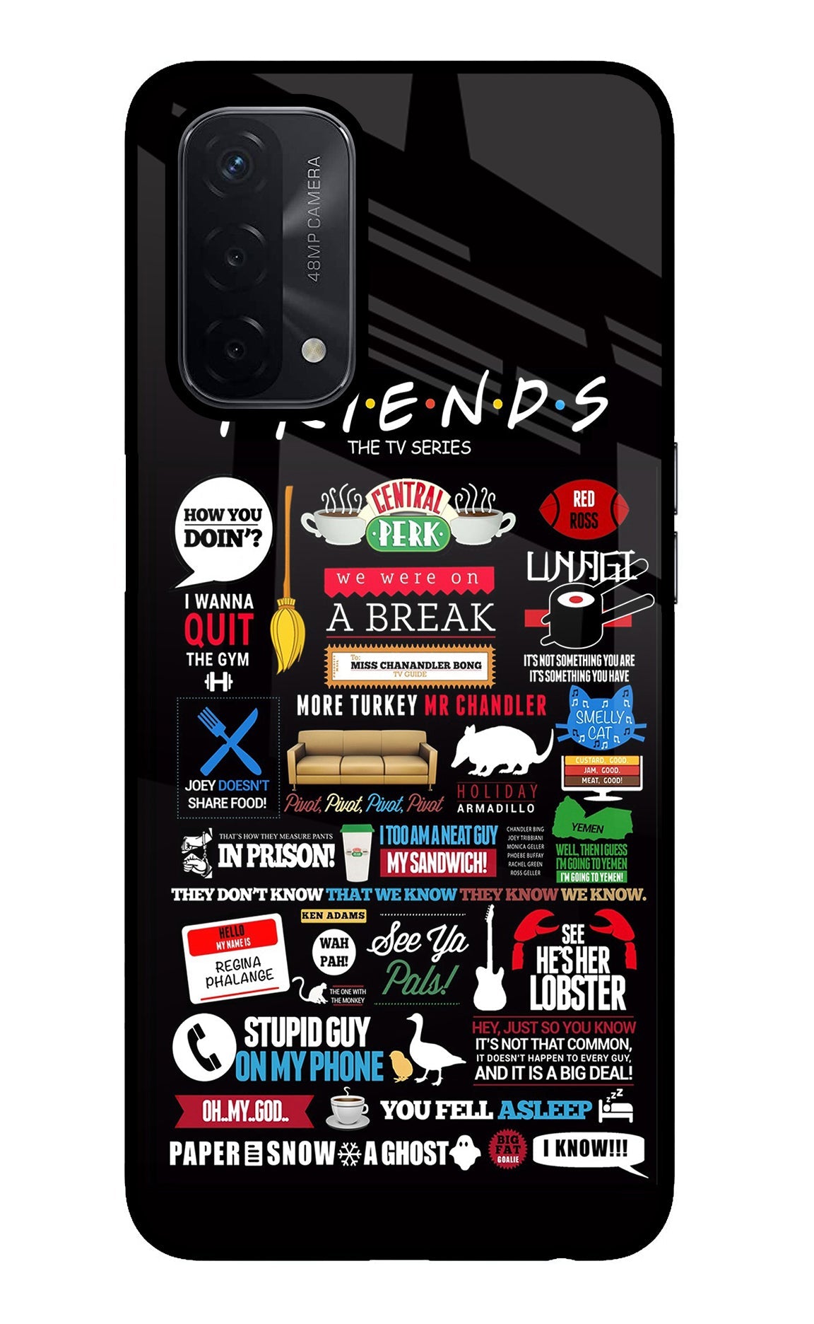 FRIENDS Oppo A74 5G Back Cover