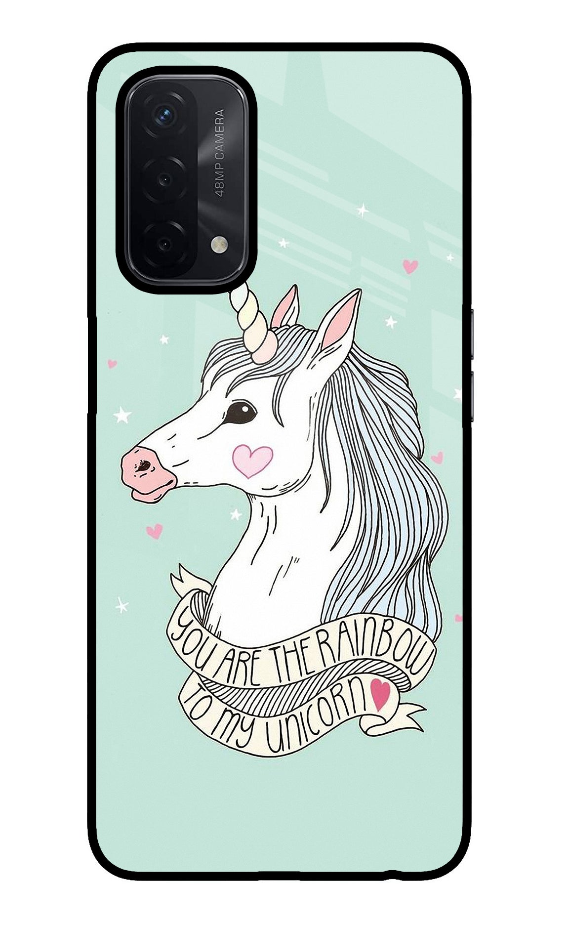 Unicorn Wallpaper Oppo A74 5G Back Cover