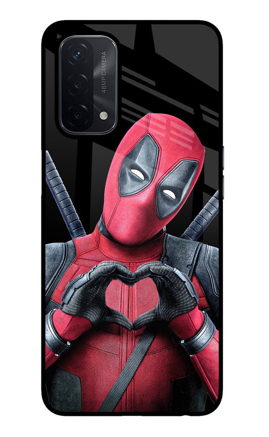 Deadpool Oppo A74 5G Glass Case