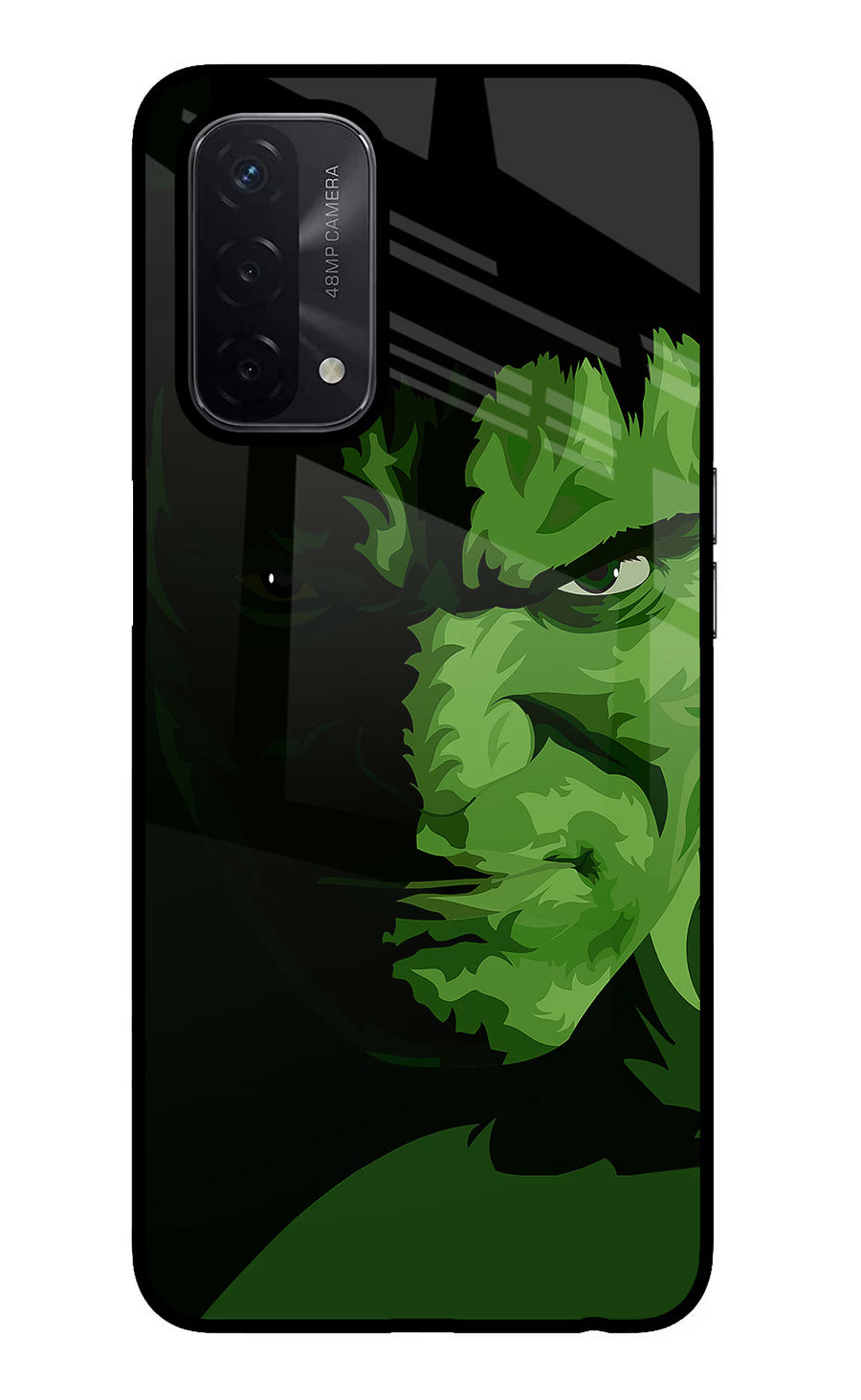 HULK Oppo A74 5G Back Cover, Glass case