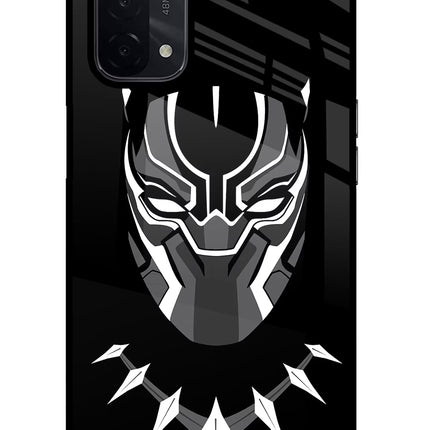 Black Panther Oppo A74 5G Glass Case