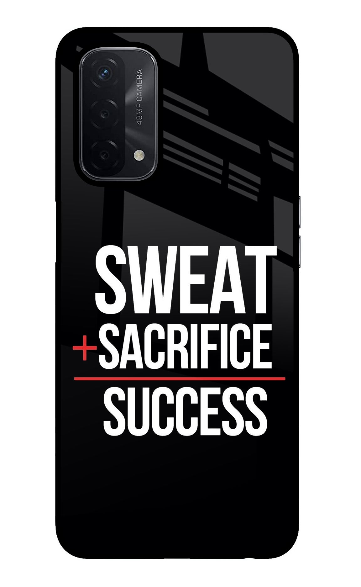 Sweat Sacrifice Success Oppo A74 5G Back Cover