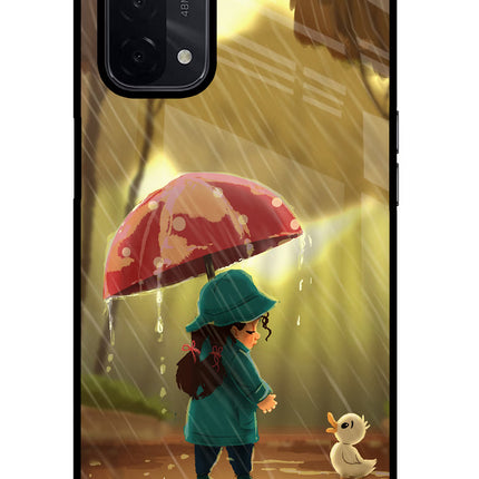 Rainy Day Oppo A74 5G Glass Case