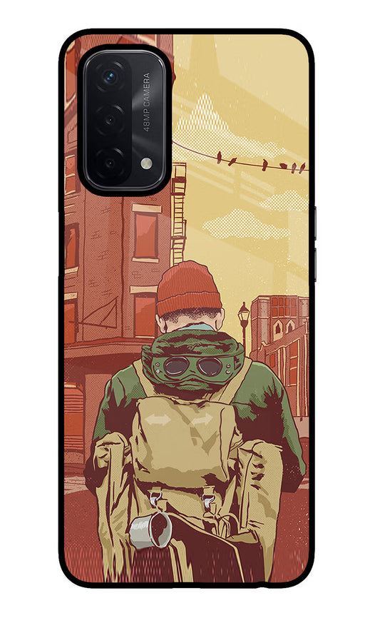 Adventurous Oppo A74 5G Glass Case