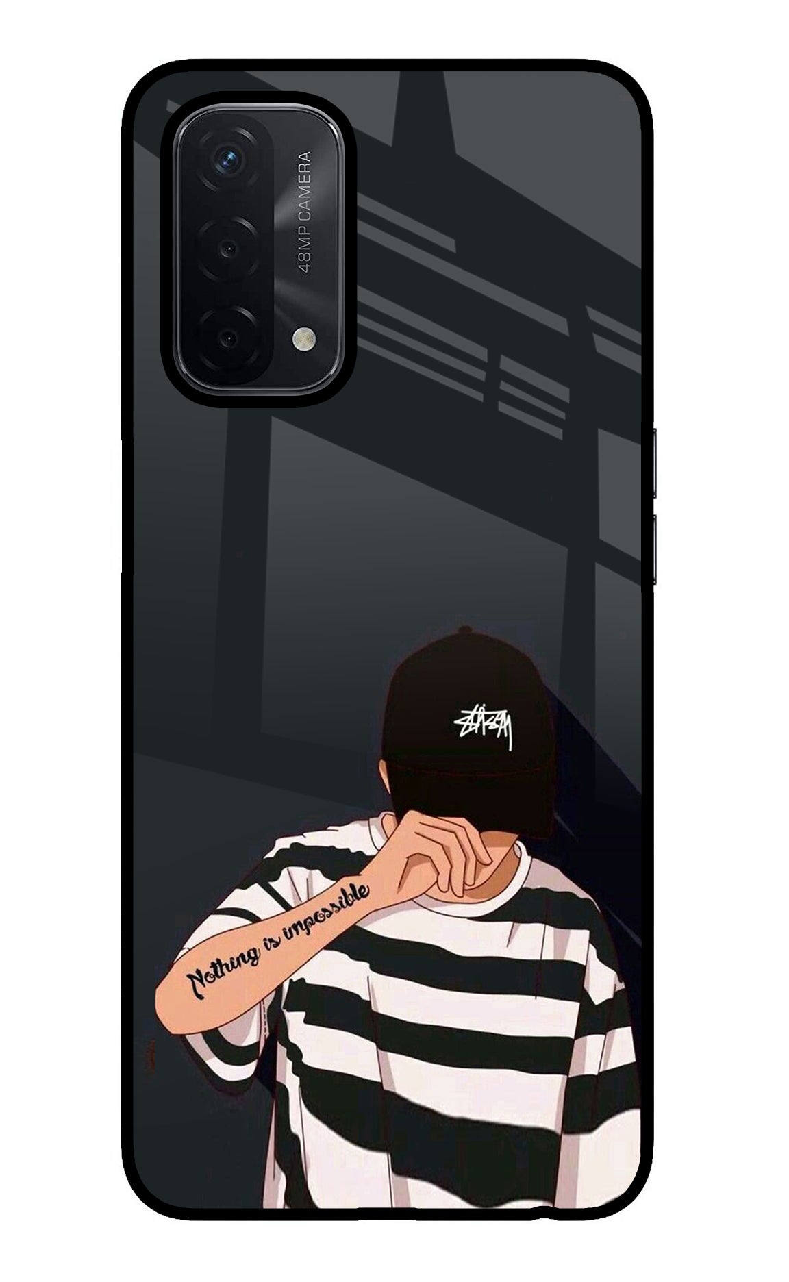 Aesthetic Boy Oppo A74 5G Back Cover