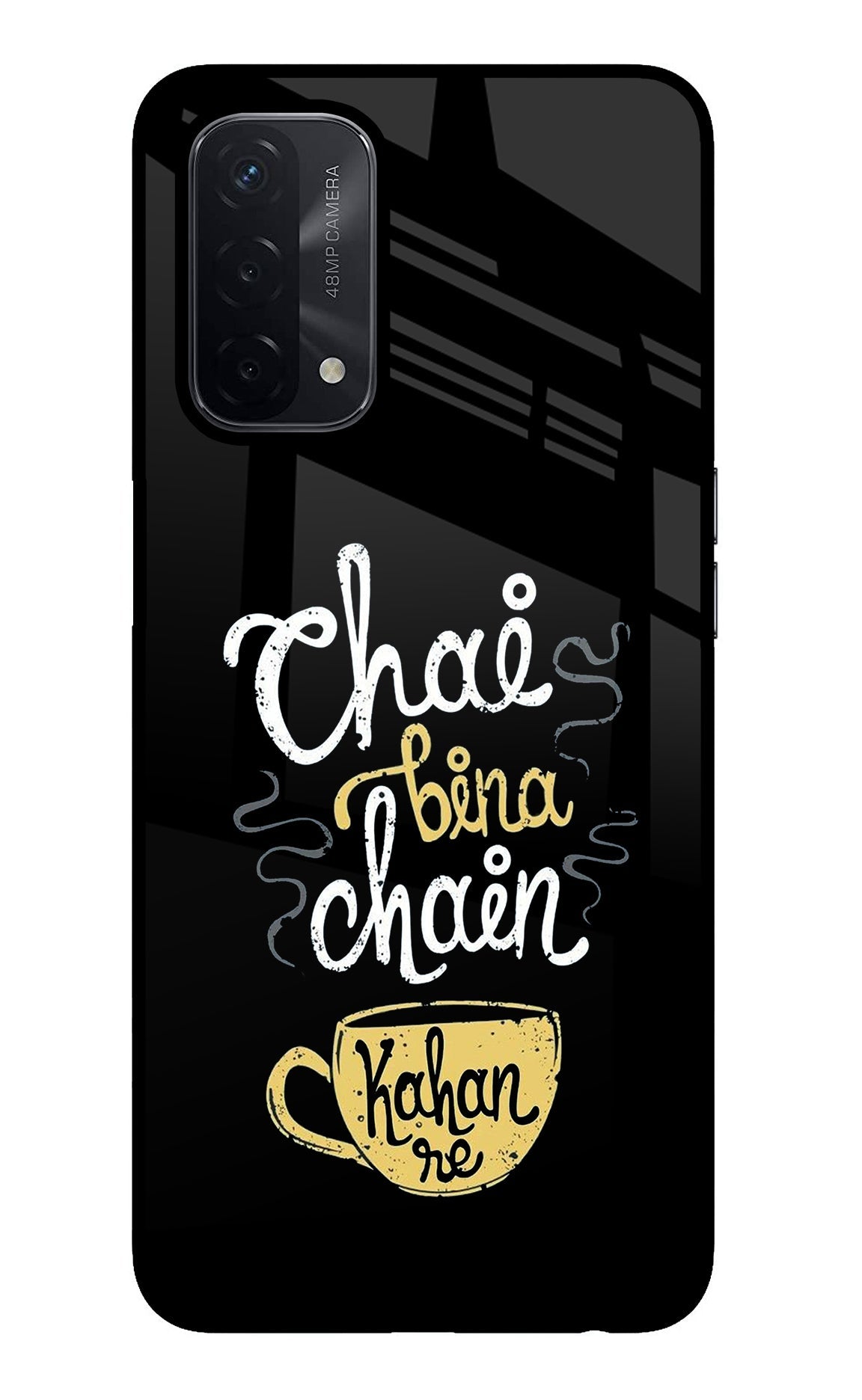 Chai Bina Chain Kaha Re Oppo A74 5G Glass Case